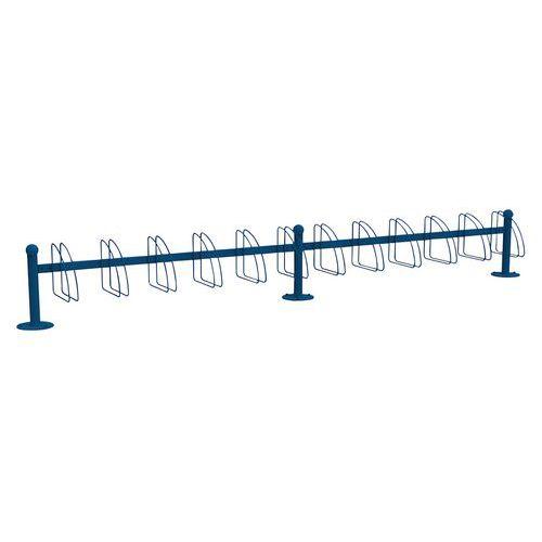 SUPPORT VÉLOS DÉCO 12P PEINT BLEU GENTIANE - ABRI PLUS