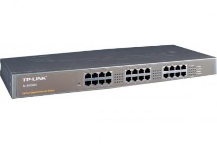 Switch réseau Ethernet TP-Link - 24 ports Gigabit rackable - Compatible IEEE 802.3/802.3u/802.3ab_0