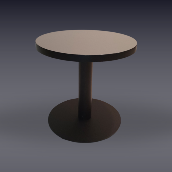 Table basse - mélaminé, pieds en fonte, dimensions standards et sur-mesure_0