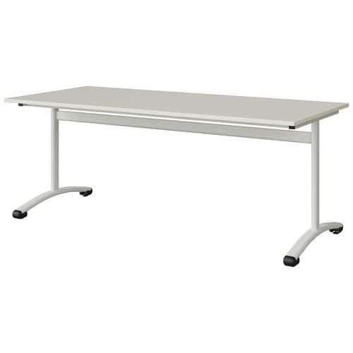 TABLE MALIBU 180X80 T5 DL STRA ABS BLC SEL W911/BLC 9016
