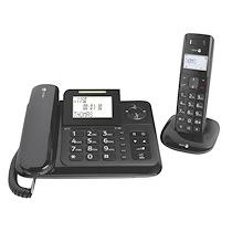 TÉLÉPHONE FILAIRE ET SANS FIL AVEC RÉPONDEUR DORO COMFORT 4005