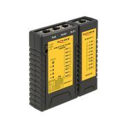 Testeur réseau Delock - Testeur de câble RJ45 / RJ12 / PoE - Modèle 86107 avec unité distante amovible_0