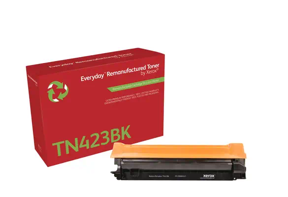 Toner remanufacturé Noir Everyday¢ de Xerox compatible avec Brother TN423BK, Grande capacité_0