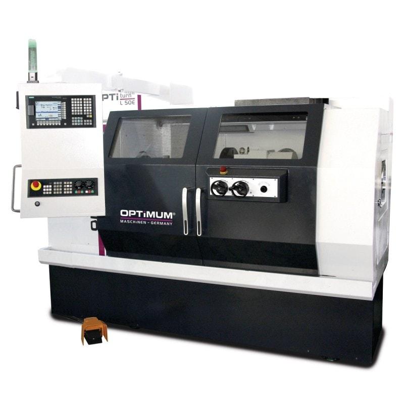 Tour à métaux à commande numérique Optimum L 50E - SIEMENS Sinumerik 808D Advanced - 3504240_0