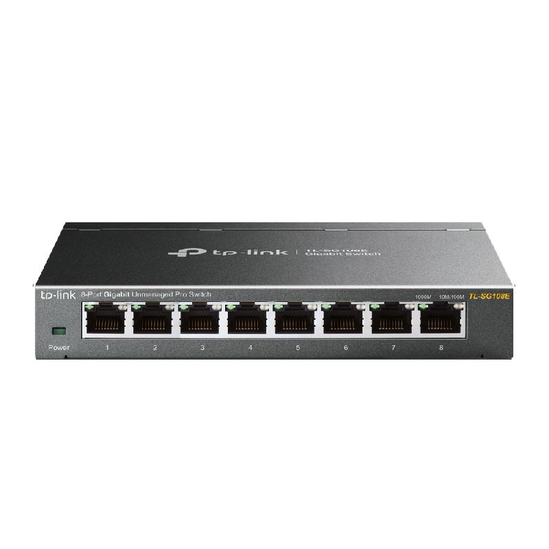 TP-Link TL-SG108E commutateur réseau Géré L2 Gigabit Ethernet (10/100/1000) Noir_0