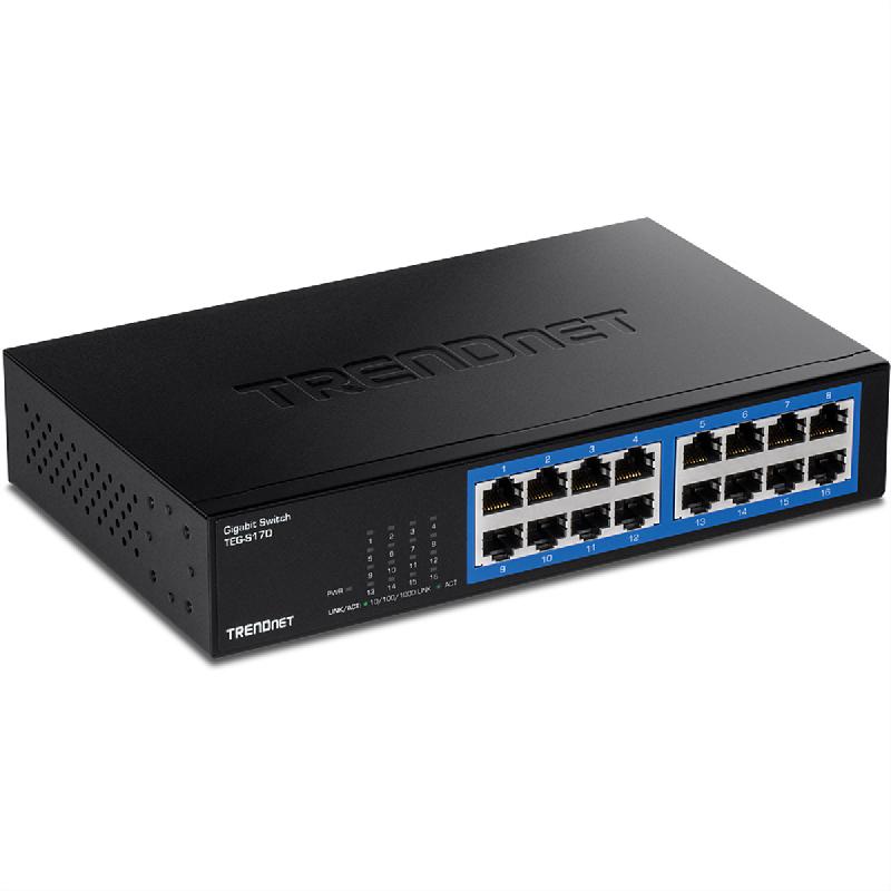 TRENDnet TEG-S17D Switch de bureau Gigabit à 16 ports_0