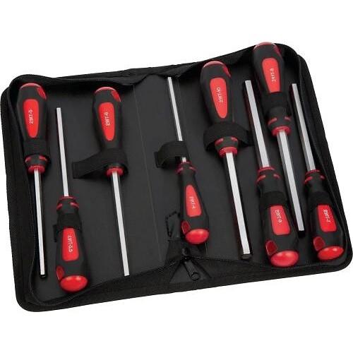 TROUSSE DE 8 CLÉS À DOUILLES EMMANCHÉES BI-MATIÈRE SAMSOFORCE SAM OUTILLAGE