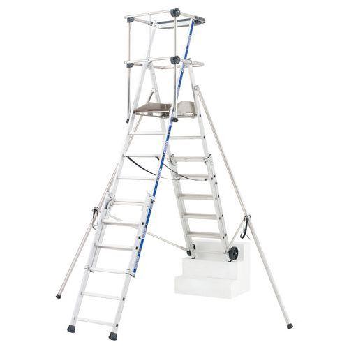 PLATEFORME INDIVIDUELLE TÉLESCOPIQUE 7-10 MARCHES - TUBESCA-COMABI