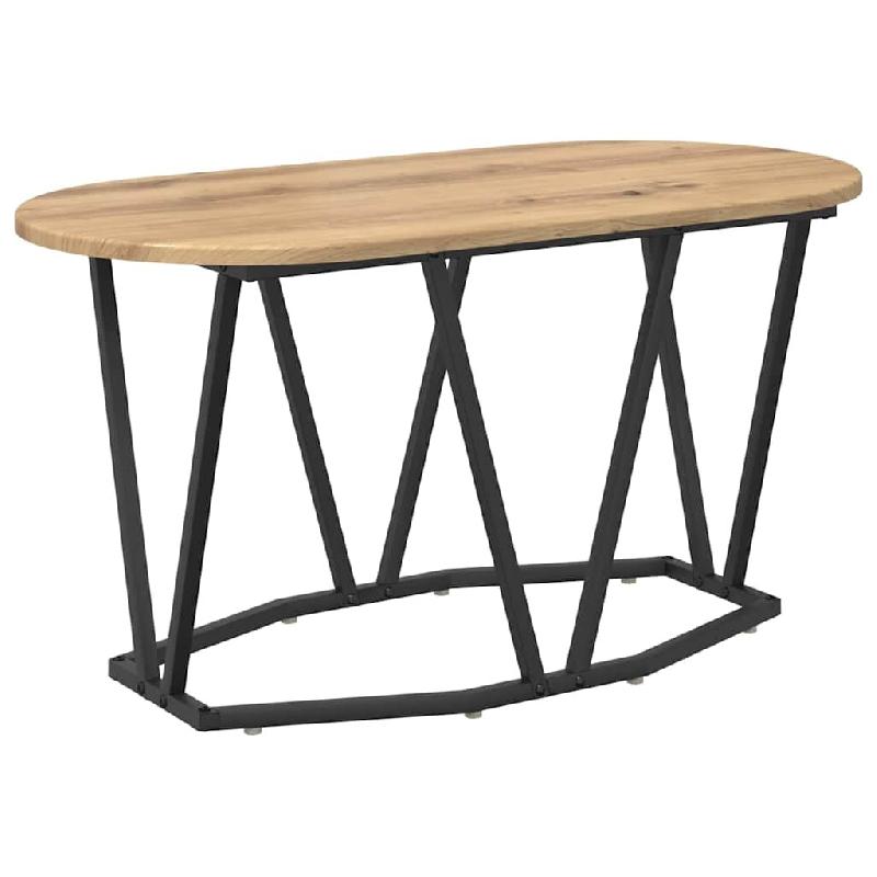 VidaXL Table basse Chêne artisanal 80 x 40 x 40.5 cm Modèle Boreal Concept - 869695_0