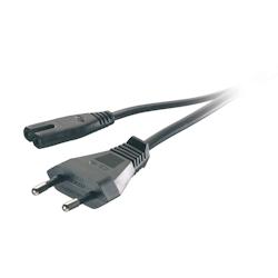 Vivanco Câble d'alimentation connecteur EURO vers connecteur JAPON Type. 8, 1,25 mètres - noir 46095_0