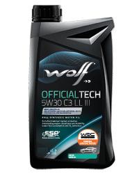 WOLF - OFFICIAL TECH 5W30 C3 LL III - 5 LITRES - Lubrifiant synthétique pour moteurs essence et diesel conformes Euro 4 à Euro 6_0