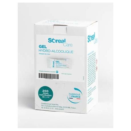 600256 - distributeur dose gel hydroalcoolique 3ml x200-  soreal_0