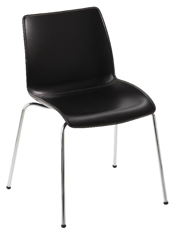 Chaise de Collectivité Ola - Empilable, Coque Polypropylène, Pieds Chromés, Norme EN 12727/2000_0