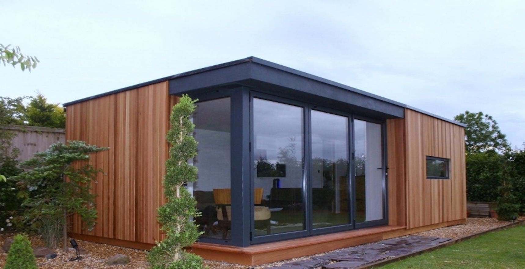 Créateur de Bureau de jardin moderne et Annexe maison design - Constructeur de studios de jardin habitables_0