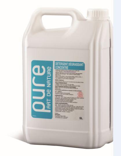 Détergent dégraissant concentré Ecocert* non parfumé - 5L - Puregrais_0