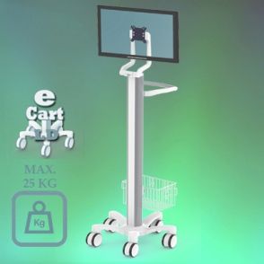 E cart ld 4 pré-configuration pour écran - chariot informatique - ergonoflex - 25 kg_0