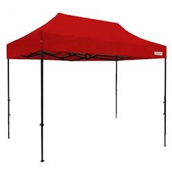 FRANCE BARNUMS - Tente pliante 3x4,5m rouge - acier 30mm/polyester 320g - modèle 2132S_0