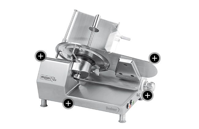 Gravinox 300 - Trancheuse à viande professionnelle en inox - Coupe précise et hygiénique_0