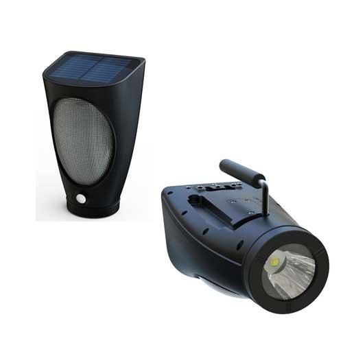 Lampe autonome solaire 'Soare' - 10lm/300lm - Torche portable et applique murale PIR_0