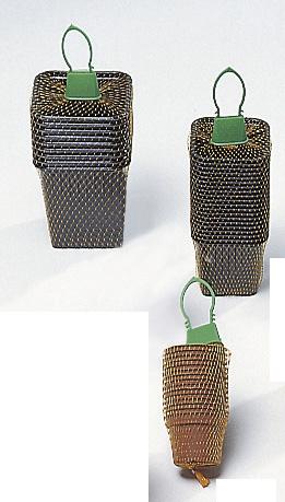 Lot de 20 pots pour semis NORTENE - carrés noirs 7x7x6cm en polypropylène_0