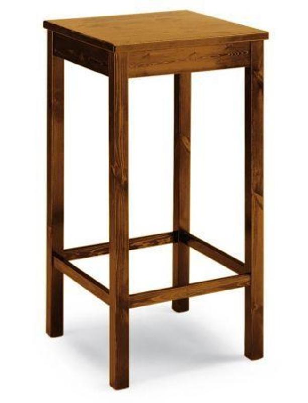 Mange debout Ethan - base bois et plateau en pin massif 60x60 cm_0