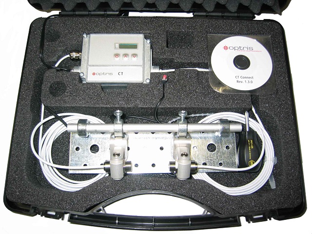 Mesureur d'emissivite & transmissivite infrarouge - optris ct trans_0