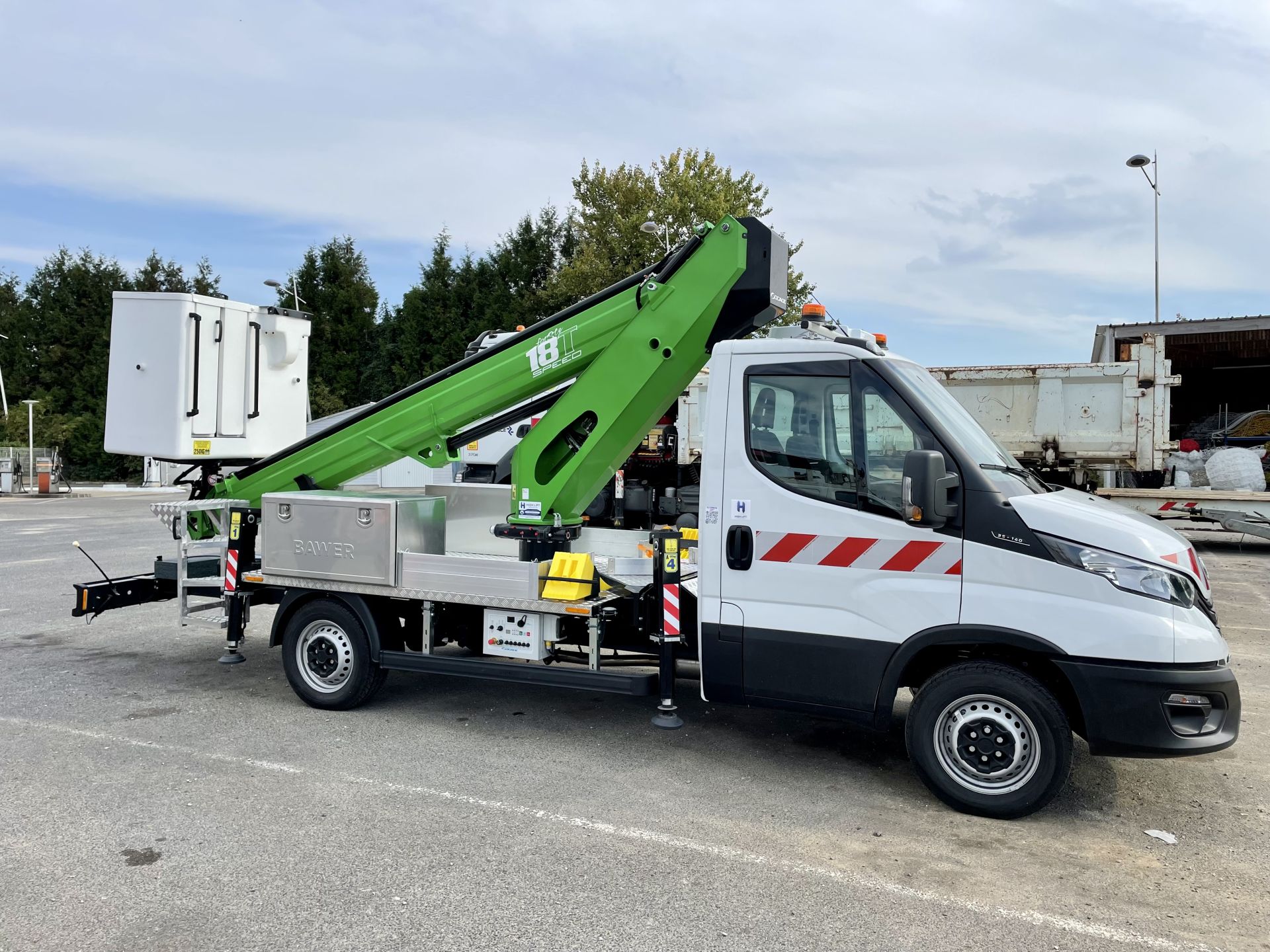 Nacelle télescopique 18T Speed - Hauteur 18m - Déport 12,5m - Charge 300Kg_0