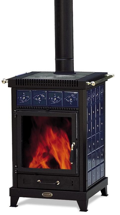 Poele a bois wekos esmeralda cercles et main courante - 9 kw_0