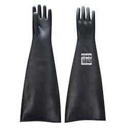Portwest - Gants en caoutchouc et latex lourd spécial industrie 60cm Noir Taille 9 - noir 5036108324415_0