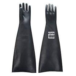 Portwest - Gants en caoutchouc et latex lourd spécial industrie 60cm Noir Taille 9 - 5036108324415_0