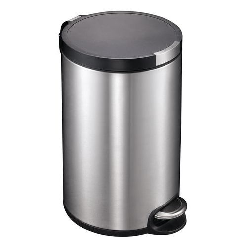 Poubelle à papier anti-feu Brabantia en inox mat 30L inox mat