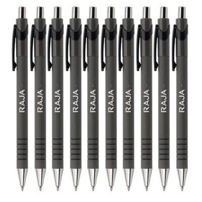 Lot 3 Stylos Roller Pilot V-BALL 7 RT - Pointe 0.5mm Noir, Rétractable