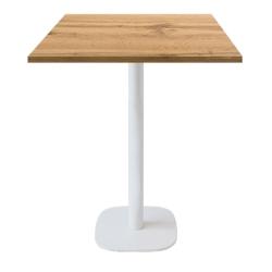 Restootab - Mange-debout 70x70cm - modèle Round banc chene armor - marron TB-ROUFF1-7070M-CH.ARM_0