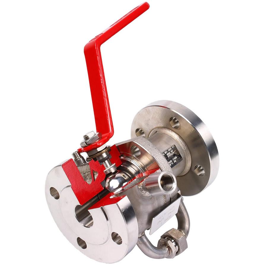 Robinet à boule - enveloppe thermique pour fluide thermique, eau chaude ou vapeur_0