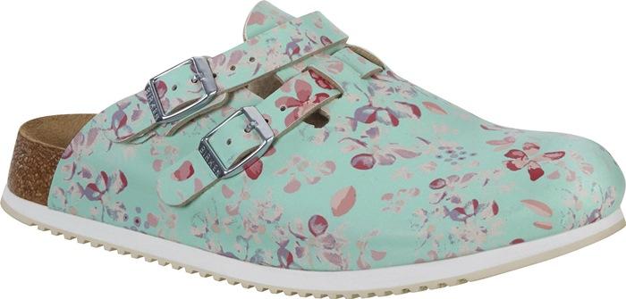 Sabot Clog Kay Flowers pointure 36 flower field mint matériau extérieur : Birko-Flor EN ISO 20345 SRA BIRKENSTOCK_0