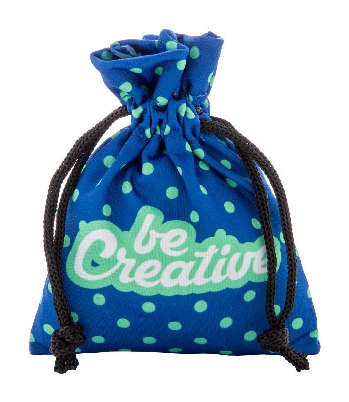 Sac cadeau personnalisé - petit format avec cordons en polyester - impression quadri sur toute la surface_0