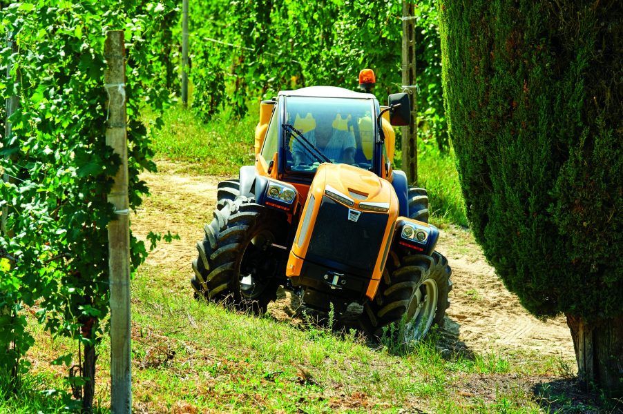 Tracteur agricole articulé et roues avant directrices de 75,3 et 98 cv pour cultures en lignes - pasquali orion duasteer_0