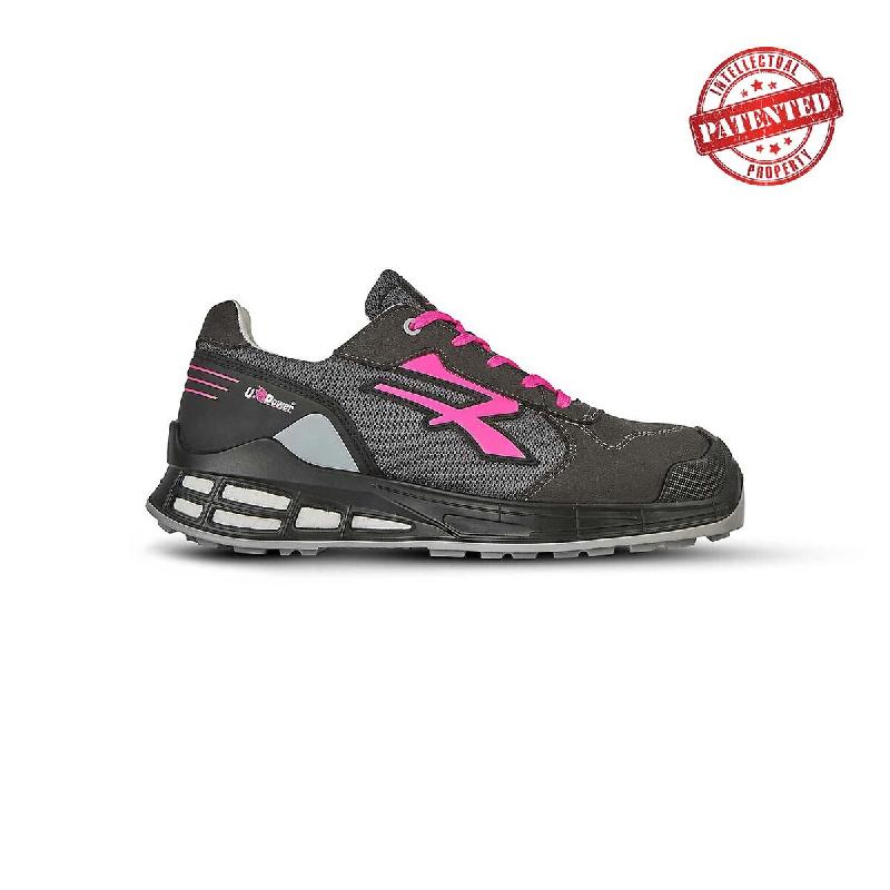 U-POWER Chaussures De Sécurité Femme Basses Ivy S1P Src Esd - Noir/Rose 40 - 40 multicolore multi-matériau 8033546523506_0