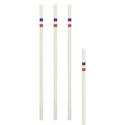 VASCELLA Pailles papier drapeau France ø 6 x 200 mm (2400 unités) - multicolore papier V123208_0