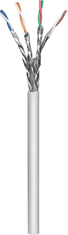 Microconnect KAB017-100 - Câble réseau blanc 100 m Cat6 S/FTP (S-STP) - Conducteur solide 23/1 - Fréquence 250 MHz_0