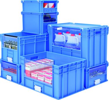 Bac en plastique gerbable
