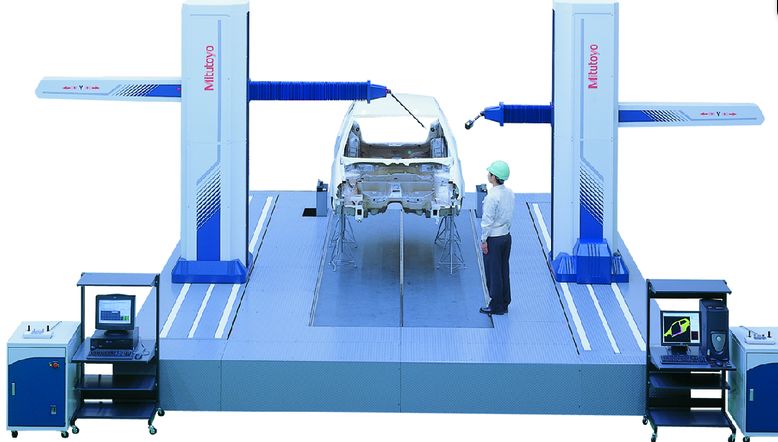 Machine de mesure tridimensionnelle - mesure précis des pièces très volumineuses, carrosseries automobiles incluses_0
