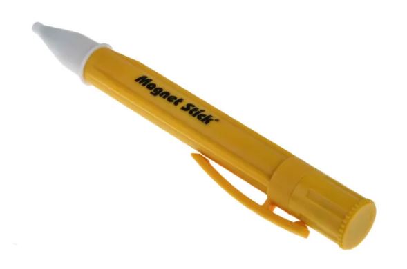 CAT III - Détecteur de champs magnétiques RS PRO - 1000 V - Stylo jaune avec pointe lumineuse en nylon_0
