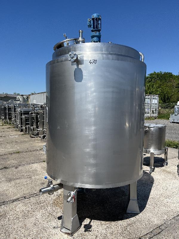 Cuve ETS Marcel Labbe 2000 L - Inox 304L - CUV470 avec Agitation Centrale et Isolation_0