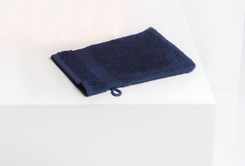 Gant de toilette 100% coton - Réf: K107 - Kariban - 450 g/m² - Dark Grey/Navy_0