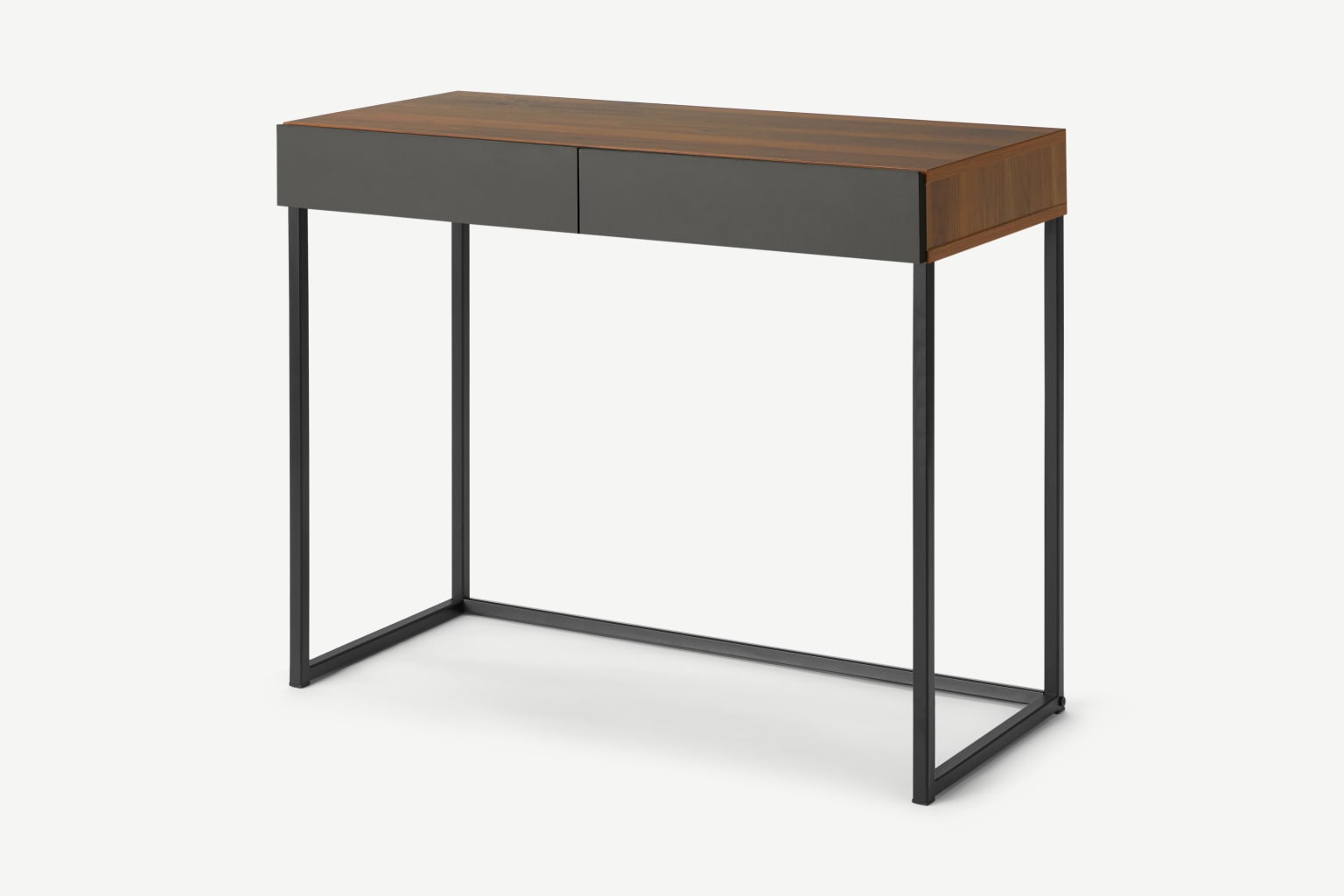 Hopkins-bureau compact gris et effet noyer_0