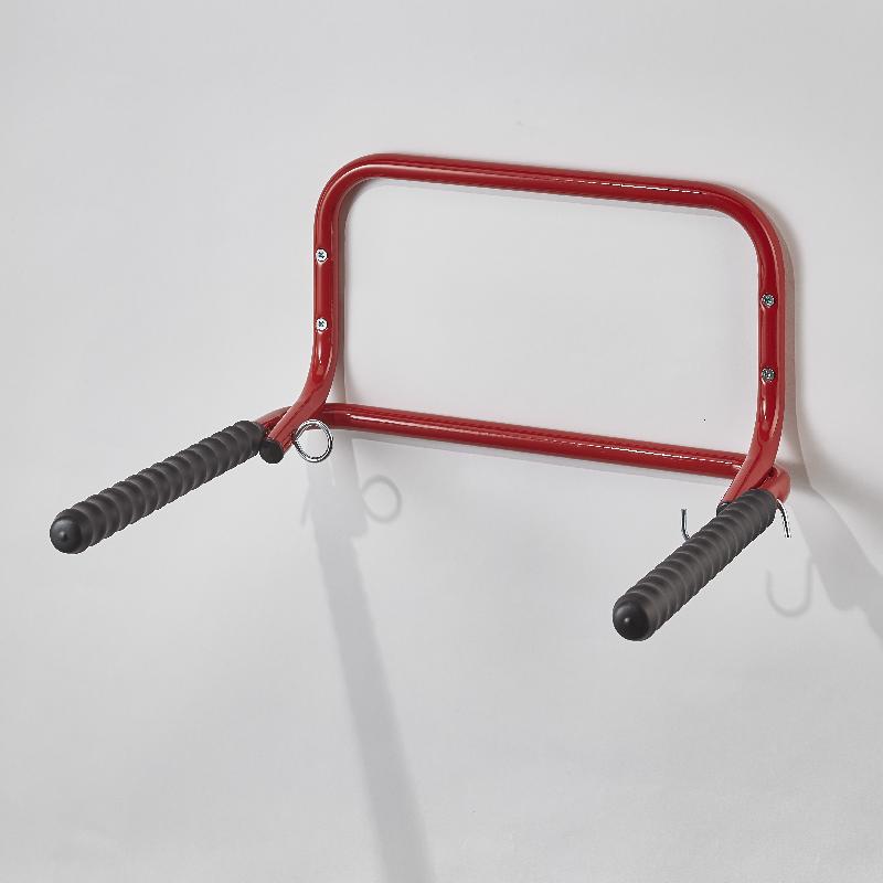 MOTTEZ - Support mural rabattable pour 2 vélos - tubes acier zingué et époxy - B053QRA_0