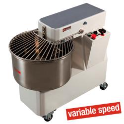 Pétrin à spirale professionnel 42 litres - 2 vitesses - Timer - Sur roues - Modèle NT42/T2V_0