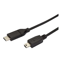 STARTECH.COM CÂBLE USB 2.0 TYPE-C VERS MINI-B DE 2 M - CORDON USB-C VERS USB MINI B - MÂLE / MÂLE - CÂBLE USB DE TYPE-C - USB-C POUR MINI USB TYPE B - 2 M