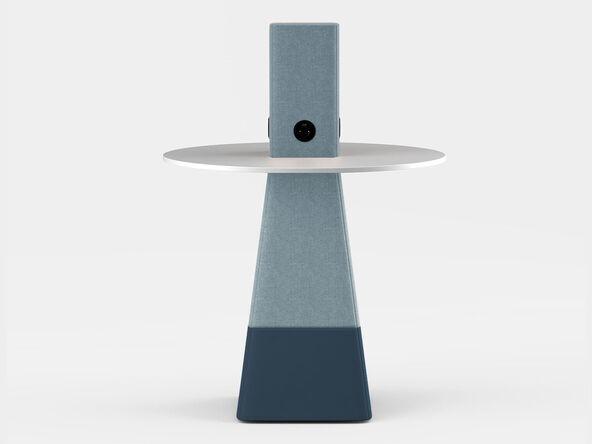 Table haute totem Power Tab avec effet acoustique_0